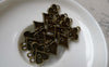 Accessories - Poker Suit Connector Bracelet Pendants Antique Bronze Curved Charms 14.5x47mm Set Of 10 Pcs A6757