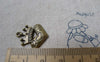 Accessories - Queen Crown Charms Pendants With Heart 14x22mm Set Of 30 Pcs A7824