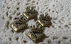 Accessories - Queen Crown Charms Pendants With Heart 14x22mm Set Of 30 Pcs A7824