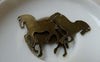 Accessories - Racing Horse Antique Bronze Dressage Charms 28x30mm Set Of 10 Pcs A5472
