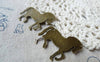 Accessories - Racing Horse Antique Bronze Dressage Charms 28x30mm Set Of 10 Pcs A5472