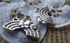 Accessories - Rainbow Cloud Charms Antique Silver Celestial Pendants 12x20mm Set Of 10 A1078