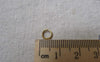 Accessories - Raw Brass Matte Platinum White Gold Matte Black OD Jump Rings Size 6mm 18gauge