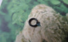 Accessories - Raw Brass Matte Platinum White Gold Matte Black OD Jump Rings Size 6mm 18gauge