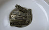 Accessories - Rectangular Flower Handmade Bar Flat Charms Antique Bronze 6x25mm Set Of 30 Pcs A7828