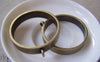 Accessories - Ring Pendants Round Bronze Circle 39mm Set Of 4 Pcs A3592