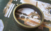 Accessories - Ring Pendants Round Bronze Circle 39mm Set Of 4 Pcs A3592