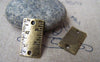 Accessories - Ruler Connector Antique Bronze Short Measuring Tap Charms 12x22mm Set Of 10 Pcs A3436