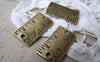 Accessories - Ruler Connector Antique Bronze Short Measuring Tap Charms 12x22mm Set Of 10 Pcs A3436