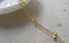 Accessories - Satellite Chain Anti Tarnish 16K Gold Bead Ball Curb Chain 1.2mm Set Of 16ft(5m) A7140