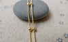 Accessories - Satellite Chain Anti Tarnish 16K Gold Bead Ball Curb Chain 1.2mm Set Of 16ft(5m) A7140