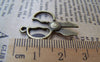 Accessories - Scissors Charms Antique Bronze Twisted Handle Design Pendants 19x23mm Set Of 10 Pcs A1719