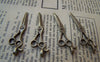 Accessories - Sewing Scissors Fabric Scissors Pendants Antique Bronze Charms 11x37mm Set Of 20 Pcs A1713