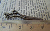 Accessories - Sewing Scissors Fabric Scissors Pendants Antique Bronze Charms 11x37mm Set Of 20 Pcs A1713