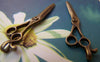 Accessories - Sewing Scissors Fabric Scissors Pendants Antique Bronze Charms 11x37mm Set Of 20 Pcs A1713