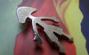 Accessories - Silver Alien Charms Smooth Blank People Pendants 16x28mm Set Of 10 Pcs A1540