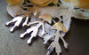 Accessories - Silver Alien Charms Smooth Blank People Pendants 16x28mm Set Of 10 Pcs A1540