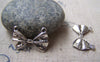Accessories - Silver Bow Tie Connector Retro Charms 15x22mm A2926