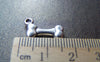 Accessories - Silver Dog Bone Charms Antique Silver Pet Ornament 7.5x18mm Set Of 20 Pcs A2384