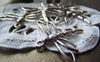 Accessories - Silver Dragonfly Charms Antiqued Finish Filigree Pendant 27x33mm Set Of 10 Pcs A1820