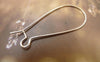 Accessories - Silver Kidney Earwire French Earwire 38mm Set Of 50 Pcs A6252