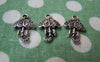 Accessories - Silver Umbrella Charms Flat BowTie Tibetan Silver 11.5x19mm Set Of 10 Pcs A889
