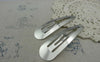 Accessories - Silvery Gray Hair Clips French Barrette Accessories 22x80mm Set Of 10 Pcs A5905