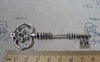 Accessories - Skeleton Key Pendants Antique Silvre Huge Key Charms 31x83mm Set Of 5 Pcs A7843
