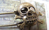 Accessories - Skull Shawl Pin Kilt Pin Antique Bronze Safety Pins Broochs 19x52mm Set Of 4 Pcs A579