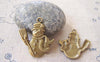 Accessories - Snowman Charms Antique Bronze Christmas Pendant 25x28mm Set Of 10 Pcs A5258