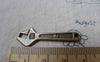 Accessories - Spanner Wrench Tool Charms Antique Bronze Pendants 13x39mm Set Of 20 Pcs A7825