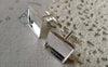 Accessories - Square Bezel Cufflinks Silver Cuff Links Setting Match 18mm Cabochon Set Of 10 A6162