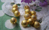 Accessories - Star Dust Beads Gold Color Shiny Sand Stardust Round Beads 6mm Set Of 20 Pcs A3866