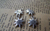 Accessories - Star Evil Eye Charms Antique Silver Finish 12x15mm Double Sided Set Of 20 Pcs A1185
