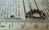 Accessories - Sunflower Toggle Clasps Fancy Oval Antique Bronze Buckle Fastener Set Of 20 A234