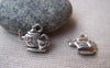 Accessories - Tea Pot Set Tea Cup Charms Pendants Antiqued Silver Double Sided 14x15mm Set Of 20 Pcs A1284