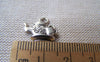 Accessories - Tea Pot Set Tea Cup Charms Pendants Antiqued Silver Double Sided 14x15mm Set Of 20 Pcs A1284