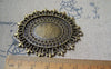 Accessories - Textured Oval Cameo Base Settings Bronze Bezel Tray Match 18x25mm Cameo Set Of 4 Pcs A4772