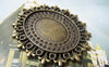 Accessories - Textured Oval Cameo Base Settings Bronze Bezel Tray Match 18x25mm Cameo Set Of 4 Pcs A4772