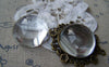 Accessories - Thick Glass Cabochon Round Dome Cabochon Cameo 30mm Set Of 10 Pcs A2824