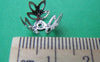 Accessories - Three Leaf Filigree Bead Caps Silvery Gray Nickel Tone Bead Caps 14mm Set Of 100 Pcs A2048