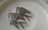 Accessories - Three Loops Bird Connector Antique Silver Swallow Dove Charms 20x39mm Set Of 10 Pcs A6190