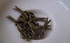 Accessories - Tiny Scissors Charms Antique Bronze Lovely Pendants 12x24mm Set Of 10 Pcs A1716