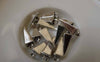 Accessories - Triangular Pyramid Charms Antique Silver Spike Pendants 5x16mm Set Of 10 A7492