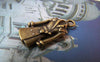 Accessories - Wind Coat Dust Coat Bronze Clothes Charms 12x23mm Set Of 10 Pcs A1911