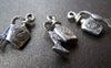 Accessories - Wine Pot Charms Antique Silver Pendant 12x20mm Set Of 10 Pcs A1291