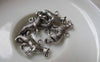Accessories - Wolf Dog Charms Antique Silver Pendants 13x24mm Set Of 10 Pcs A6816