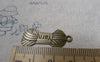 Accessories - Yarn Bundle Charms Antique Bronze Flat Pendant 12x30mm Set Of 20 Pcs A7835