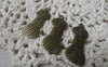 Accessories - Yarn Bundle Charms Antique Bronze Flat Pendant 12x30mm Set Of 20 Pcs A7835