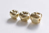 10 pcs Cross Gold Pet Jingle Bells Charms 10mm 20mm 35mm